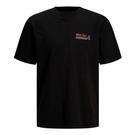 Jack & Jones Jorrecipe Tee Ss Crew Neck Tg Ln Siyah Erkek T-shirt