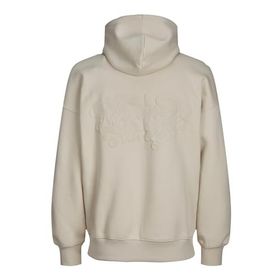 Jack & Jones Jorrichmond Sweat Hood Kırık Beyaz Erkek Sweatshirt