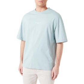 Jack & Jones Jorsantorini Tee Ss Gri Mist Bisiklet Yaka Erkek T-shirt