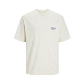 Jack & Jones Jorsantorini Tereyağı Krema Back Tee Ss Crew Neck Sn Erkek T-shirt