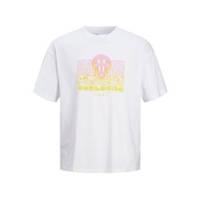 Jack & Jones Jorscope Tee SS Crew Neck TG Parlak Beyaz Erkek T-shirt