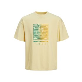 Jack & Jones Jorscope Tee SS Crew Neck TG Sarı Erkek T-shirt