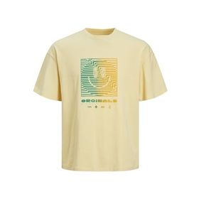 Jack & Jones Jorscope Tee SS Crew Neck TG Sarı Erkek T-shirt
