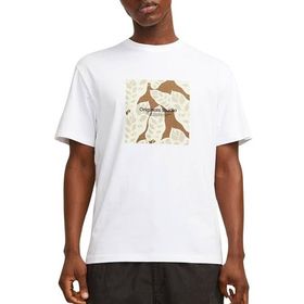 Jack & Jones Jorsequoia Tee Ss Parlak Beyaz Bisiklet Yaka Erkek T-shirt