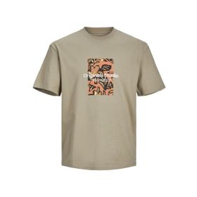 Jack & Jones Jorsequoia Tee SS Silver Sage Bisiklet Yaka Erkek T-shirt