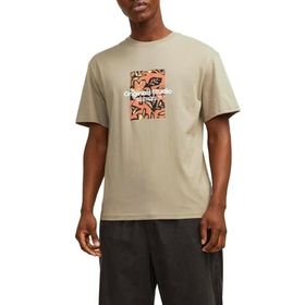 Jack & Jones Jorsequoia Tee SS Silver Sage Bisiklet Yaka Erkek T-shirt