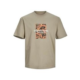 Jack & Jones Jorsequoia Tee SS Silver Sage Bisiklet Yaka Erkek T-shirt
