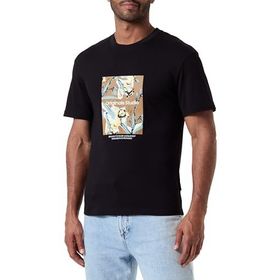 Jack & Jones Jorsequoia Tee SS Siyah Bisiklet Yaka Erkek T-shirt