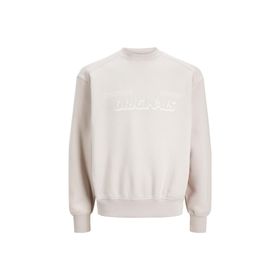 Jack & Jones Jorshadow Bolt Sweat Crew Neck BLK Koyu Bej Erkek Sweatshirt