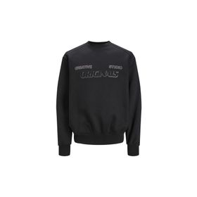 Jack & Jones Jorshadow Bolt Sweat Crew Neck BLK Siyah Erkek Sweatshirt