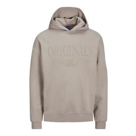 Jack & Jones Jorshadow Sweat Hood BLK Koyu Bej Erkek Sweatshirt