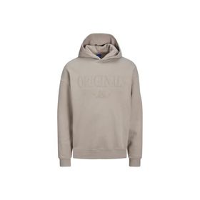 Jack & Jones Jorshadow Sweat Hood BLK Koyu Bej Erkek Sweatshirt