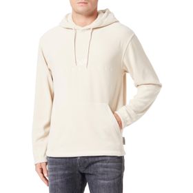 Jack & Jones Jorsilverlake Fleece Hood Kırık Beyaz Erkek Sweatshirt