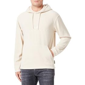 Jack & Jones Jorsilverlake Fleece Hood Kırık Beyaz Erkek Sweatshirt