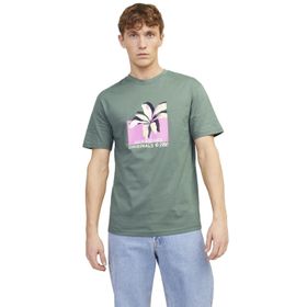 Jack & Jones Jortampa AOP Branding Tee Ss C.N SN Laurel Wreath Erkek T-shirt
