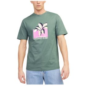 Jack & Jones Jortampa AOP Branding Tee Ss C.N SN Laurel Wreath Erkek T-shirt