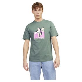 Jack & Jones Jortampa AOP Branding Tee Ss C.N SN Laurel Wreath Erkek T-shirt