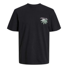 Jack & Jones Jortampa Back Tee Ss Crew Neck Sn Siyah Erkek T-shirt