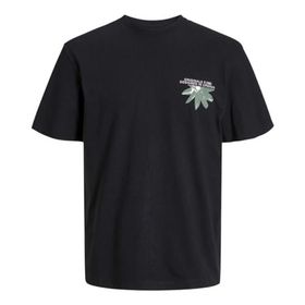 Jack & Jones Jortampa Back Tee Ss Crew Neck Sn Siyah Erkek T-shirt
