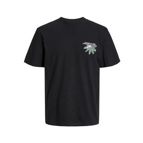 Jack & Jones Jortampa Back Tee Ss Crew Neck Sn Siyah Erkek T-shirt