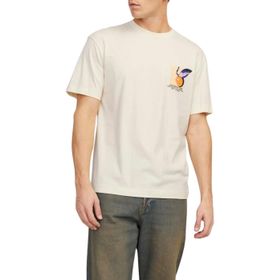 Jack & Jones Jortampa Back Tee Ss Crew Neck Sn Tereyağı Krema Erkek T-shirt