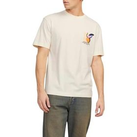 Jack & Jones Jortampa Back Tee Ss Crew Neck Sn Tereyağı Krema Erkek T-shirt