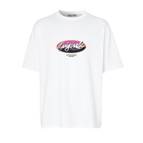 Jack & Jones Jortampa Tee Ss Crew Neck 1 FST LN Parlak Beyaz Erkek T-shirt