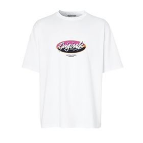 Jack & Jones Jortampa Tee Ss Crew Neck 1 FST LN Parlak Beyaz Erkek T-shirt