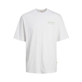 Jack & Jones Jortaormina Graphic Tee Ss Crew Neck Parlak Beyaz Erkek T-shirt