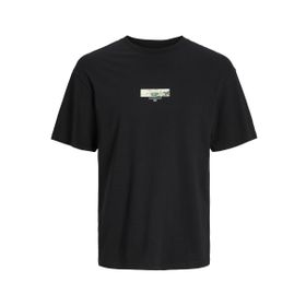 Jack & Jones Jortokyo Market Tee SS Siyah Bisiklet Yaka Erkek T-shirt