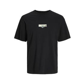 Jack & Jones Jortokyo Market Tee SS Siyah Bisiklet Yaka Erkek T-shirt