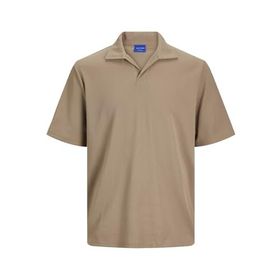 Jack & Jones Jorvalencia Ottoman SS Kahverengi Polo Erkek T-shirt