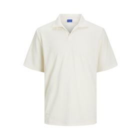 Jack & Jones Jorvalencia Ottoman SS Krem Rengi Polo Erkek T-shirt