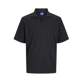 Jack & Jones Jorvalencia Ottoman SS Siyah Polo Erkek T-shirt
