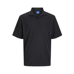 Jack & Jones Jorvalencia Ottoman SS Siyah Polo Erkek T-shirt