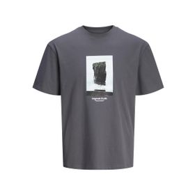 Jack & Jones Jorvesterbro Picture Tee Ss Crew Neck SN Demir Gate Erkek T-shirt