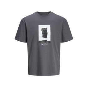 Jack & Jones Jorvesterbro Picture Tee Ss Crew Neck SN Demir Gate Erkek T-shirt