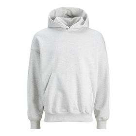 Jack & Jones Jorvibe Spongy Sweat Hood Beyaz Melanj Erkek Sweatshirt