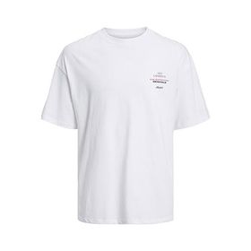 Jack & Jones Jorvilleraybright Tee Ss Crew Neck Ln Parlak Beyaz Polo Erkek T-shirt
