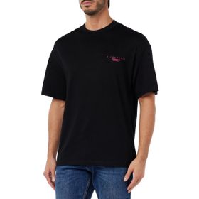 Jack & Jones Jorvilleraybright Tee Ss Crew Neck Ln Siyah Polo Erkek T-shirt