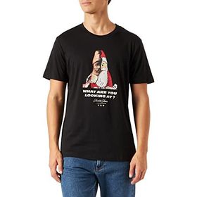 Jack & Jones Jorxmas Tee SS Crew Neck Xmas Siyah Orginals Erkek T-shirt