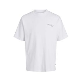 Jack & Jones Jprblachad Branding Ss Beyaz Bisiklet Yaka Erkek T-shirt