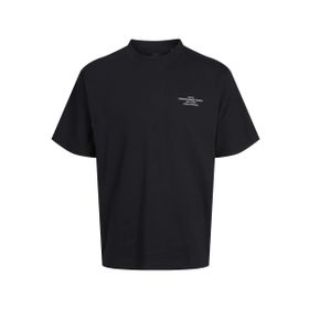 Jack & Jones Jprblachad Branding Ss Siyah Bisiklet Yaka Erkek T-shirt