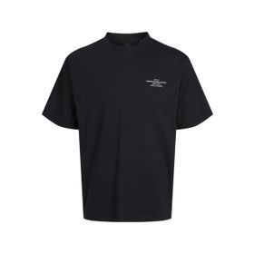 Jack & Jones Jprblachad Branding Ss Siyah Bisiklet Yaka Erkek T-shirt