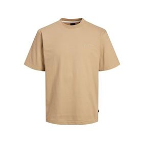 Jack & Jones Jprblafelix SS Tee Koyu Bej Erkek T-shirt