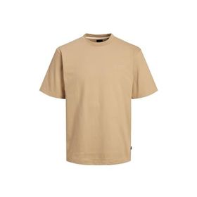 Jack & Jones Jprblafelix SS Tee Koyu Bej Erkek T-shirt