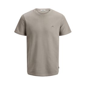 Jack & Jones Jprblafranco Ss Tee Crew Neck LN Kahverengi Erkek T-shirt