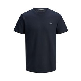 Jack & Jones Jprblafranco Ss Tee Crew Neck LN Koyu Lacivert Erkek T-shirt