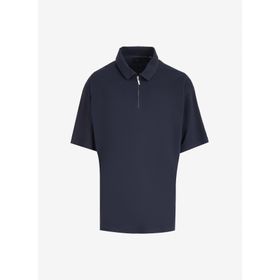 Jack & Jones Jprblaholst Ss Zip Siyah Polo Erkek T-shirt