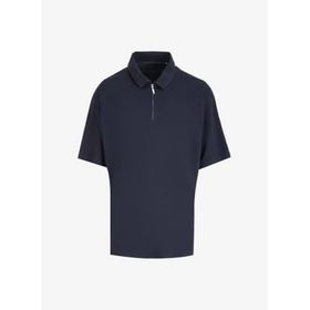 Jack & Jones Jprblaholst Ss Zip Siyah Polo Erkek T-shirt